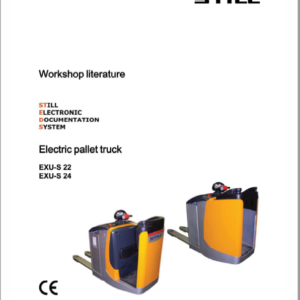 Still EXU-H, EXU-S, EXU-SF, EXU 16-20 Pallet Truck Workshop Repair Manual