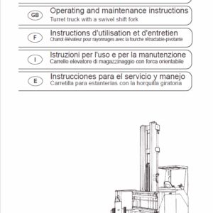 Still GX13 Order Picking Stacker Trucks Workshop Repair Manual