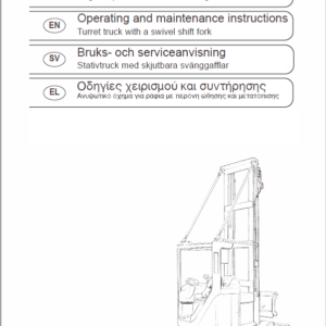 Still GX10 Order Picking Stacker Trucks Workshop Repair Manual