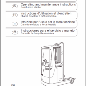 Still FM Type 429 and Type 447 Reach Truck Workshop Repair Manual