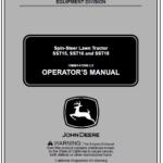 John Deere SST15, SST16, SST18 Lawn Tractor Service Manual TM-1908