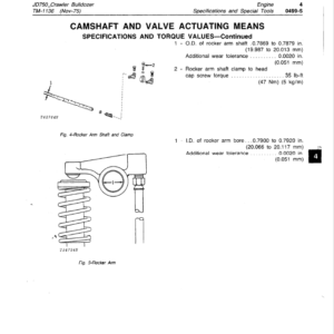 John Deere 750 Crawler Bulldozer Service Manual TM-1136