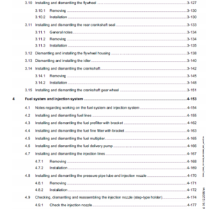 Liebherr Diesel Engines D934 A6 D936 A6 Service Manual