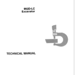 John Deere 992D-LC Excavator Service Manual TM-1462 & TM-1463