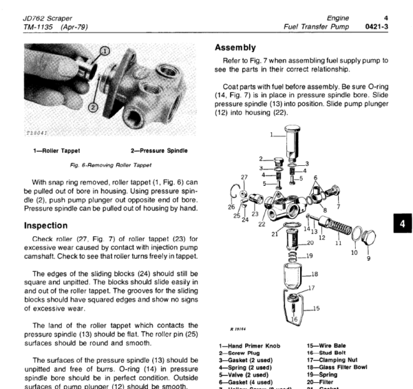 John Deere 762 Scraper Service Manual TM-1135