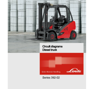 Linde 392 Forklift : H20D, H25D, H20T, H25T Service Repair Manual