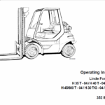 Linde Forklift Truck 352 Series H35, H40, H45 Repair Service Training Manual