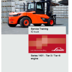 Linde Series 1401 IC-Truck Series: H100, H120, H140, H150, H160 Repair Service Manual