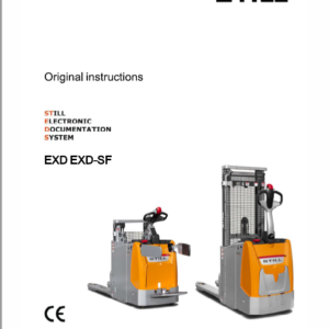 Still EXD-18, EXD-20, EXD-S-20 Double Pallet Stacker Workshop Repair Manual