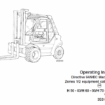 Linde Type 353 Forklift Truck: H50, H60, H70, H80 Repair Service Training Manual