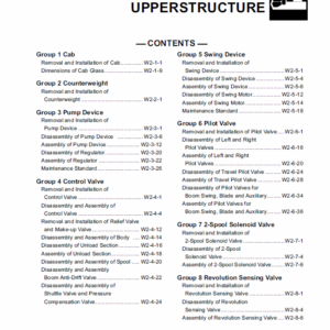 Hitachi ZX60USB-3 and ZX60USB-3F Excavator Service Manual