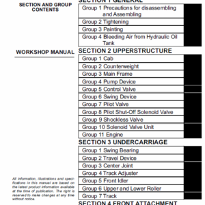 Hitachi ZX85USBLC-3 Excavator Service Manual