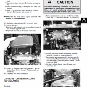 John Deere 325, 335 and 345 Lawn and Garden Tractors Service Manual TM-1760