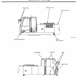 Hitachi ZAXIS ZX210W-3 and ZX220W-3 Excavator Service Manual