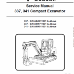 Bobcat 337 and 341 Excavator Service Manual