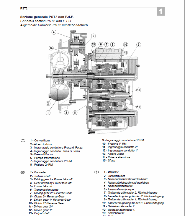 OM Pimespo DI50CH, DI60C, DI70C and DI80C Forklift Workshop Manual