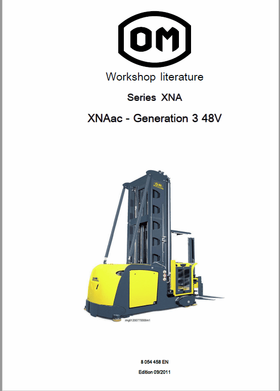OM Pimespo XNA ac – Generation 3 48v Side Loader Workshop Repair Manual