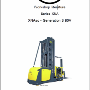 OM Pimespo XNA ac – Generation 3 80v Side Loader Workshop Repair Manual