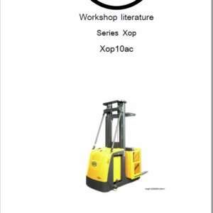 OM Pimespo XOP10 and XOP10ac Series XOP Lift Workshop Repair Manual