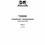 OM Pimespo T20000 Powershift Transmission 2 Speed Short Drop Workshop Manual