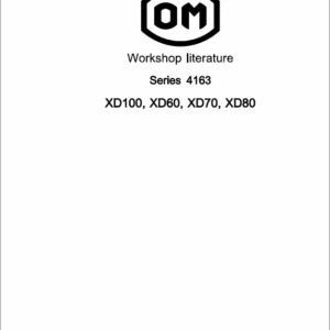 OM Pimespo XD100, XD60, XD70, XD80 Forklift Workshop Manual