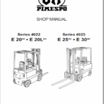 OM Pimespo E20ac, E20Lac, E25ac, E30ac Series 4022 and 4023 Workshop Manual