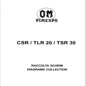 OM PIMESPO FIAT CSR, TLR, CSRi, TSR, CSR12ac, CSR16ac Workshop Repair Manual