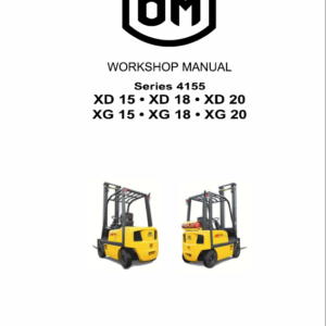 OM Pimespo XG15, XG18 and XG20 Forklift Repair Workshop Manual