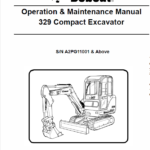 Bobcat 329 Compact Excavator Service Manual