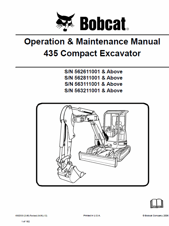 Details about   Bobcat 335 Compact Excavator Service Repair Manual on a CD 