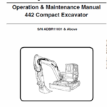 Bobcat 442 Excavator Repair Service Manual