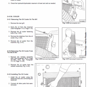 Bobcat 641, 642 and 643 Skid-Steer Loader Service Manual