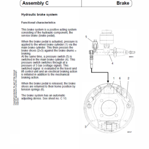 OM Pimespo ETL13 Forklift Workshop Manual