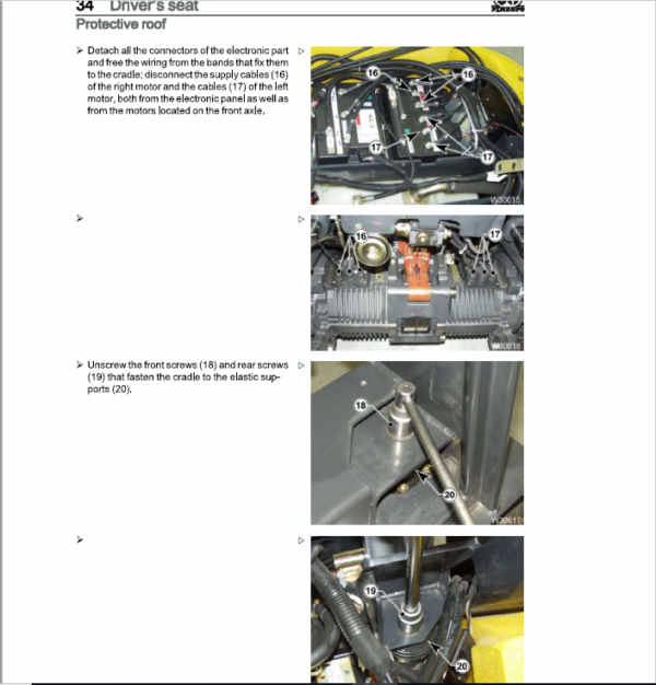OM Pimespo XE22ac, XE25ac, XE25Lac, XE30ac Forklift Workshop Manual