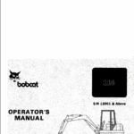 Bobcat 116 Excavator Service Manual