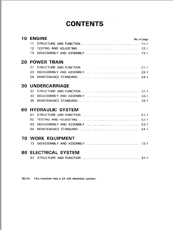 Bobcat 130 Hydraulic Excavator Service Manual