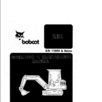 Bobcat X231 Excavator Service Manual