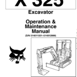 Bobcat X325 and X328 Excavator Service Manual
