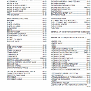 Bobcat 430 Compact Excavator Service Manual