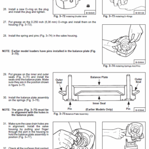 Bobcat 641, 642 and 643 Skid-Steer Loader Service Manual