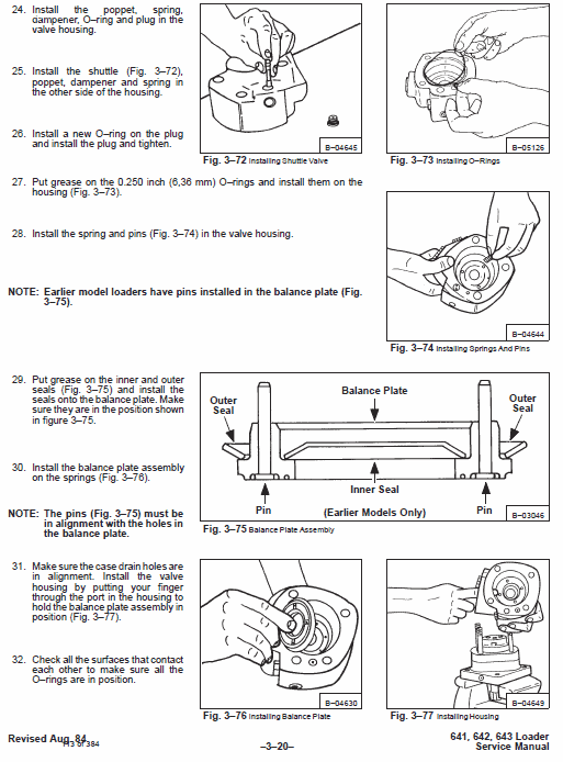 Bobcat 641, 642 and 643 Skid-Steer Loader Service Manual