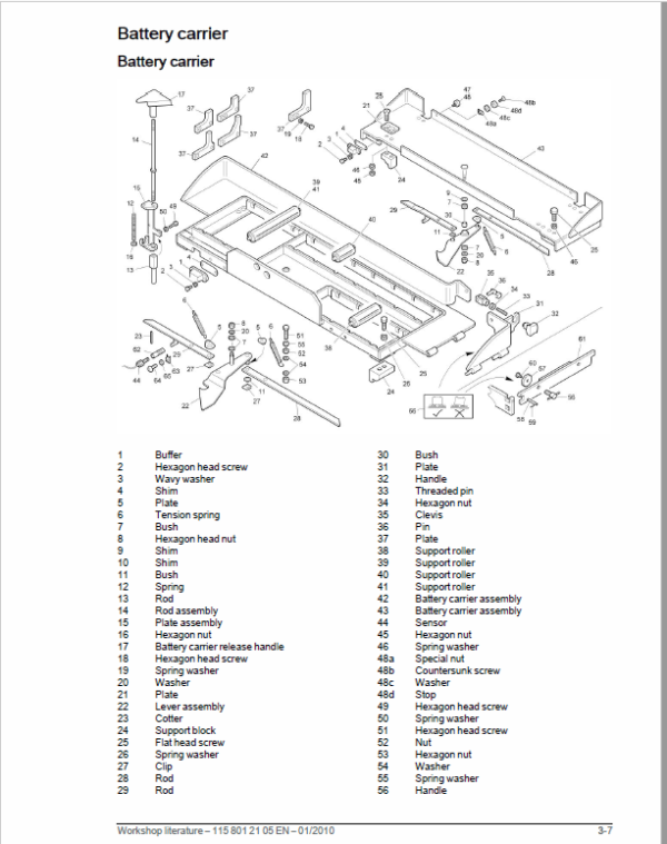 OM Pimespo XRS14ac, XRS16ac, XRS20ac Electric Reach Trucks Workshop Repair Manual