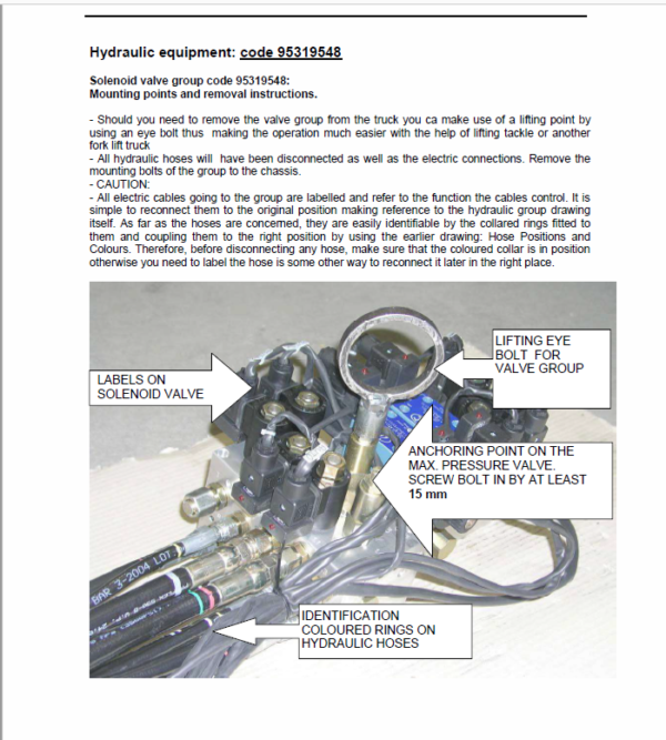 OM PIMESPO Four D Series X049 Workshop Repair Manual