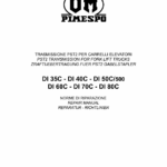 OM Pimespo DI50CH, DI60C, DI70C and DI80C Forklift Workshop Manual