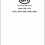 OM Pimespo XD15, XD18 and XD20 Forklift Repair Workshop Manual