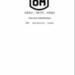 OM Pimespo XE60, XE70 and XE80 Forklift Workshop Manual