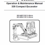Bobcat 335 Compact Excavator Service Manual