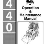Bobcat 440, 443 and 443B Skid-Steer Loader Service Manual
