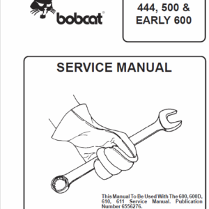 Bobcat 600, 600D, 610 and 611 Skid-Steer Loader Service Manual