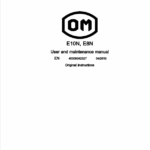 OM Pimespo E10N and E8N Series 4033 Workshop Repair Manual
